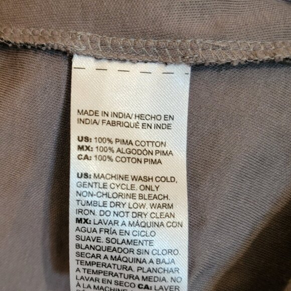 Chico's Tunic Top Animal Print Black Gray Women Size Small - Picture 11 of 14